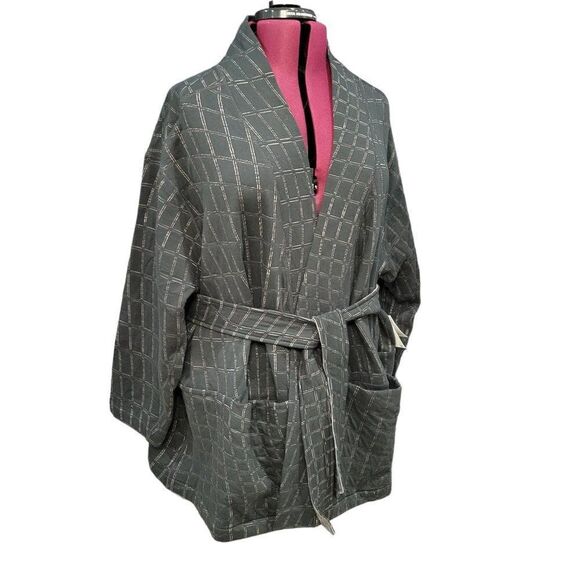 Nike Yoga Therma Fit Reversible Kimono Jacket (Size 2X) - Picture 2 of 10